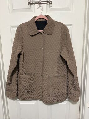 Outbrook Reversible Quilted Snap Front With Pockets Jacket